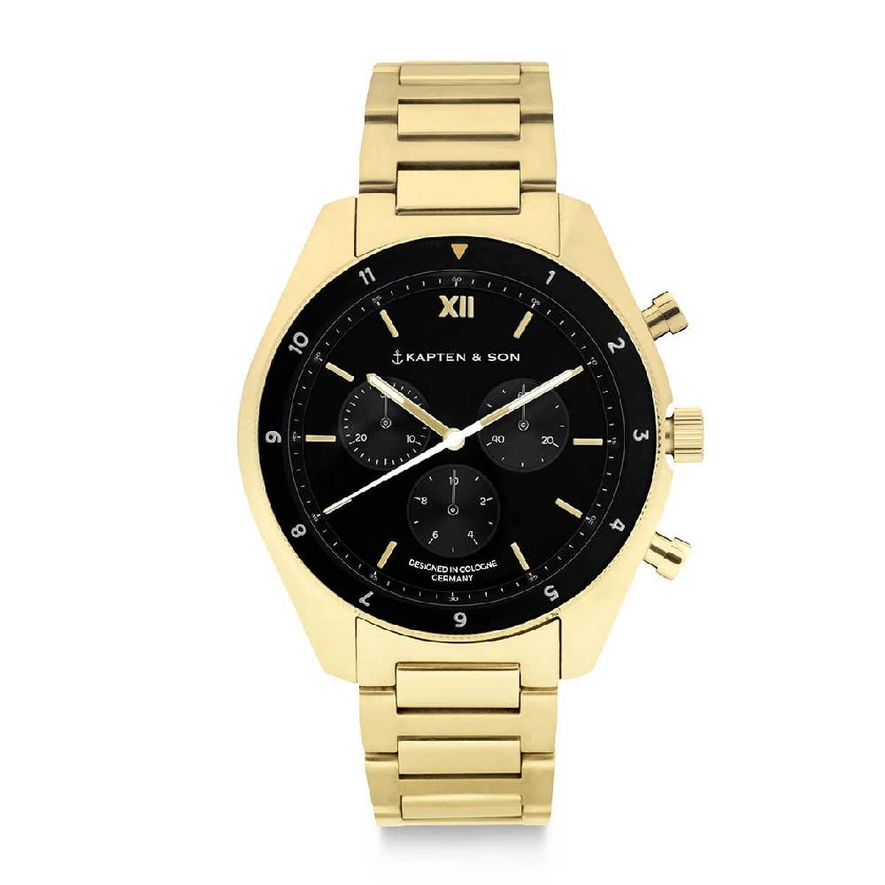 Kpten & Son Rise Gold Black Steel