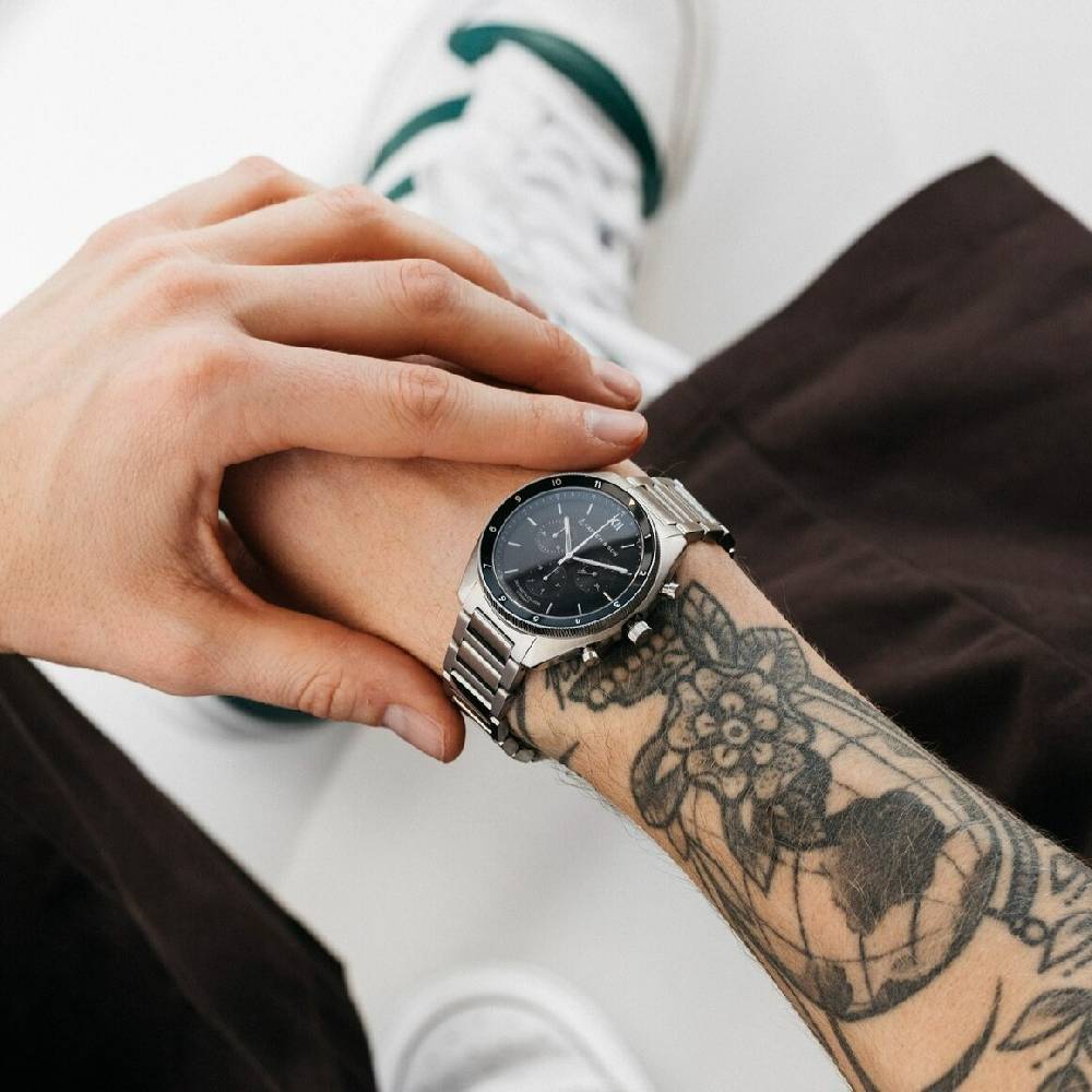 Kpten & Son Rise Silver Black Steel Nur noch ein Tag übrig
