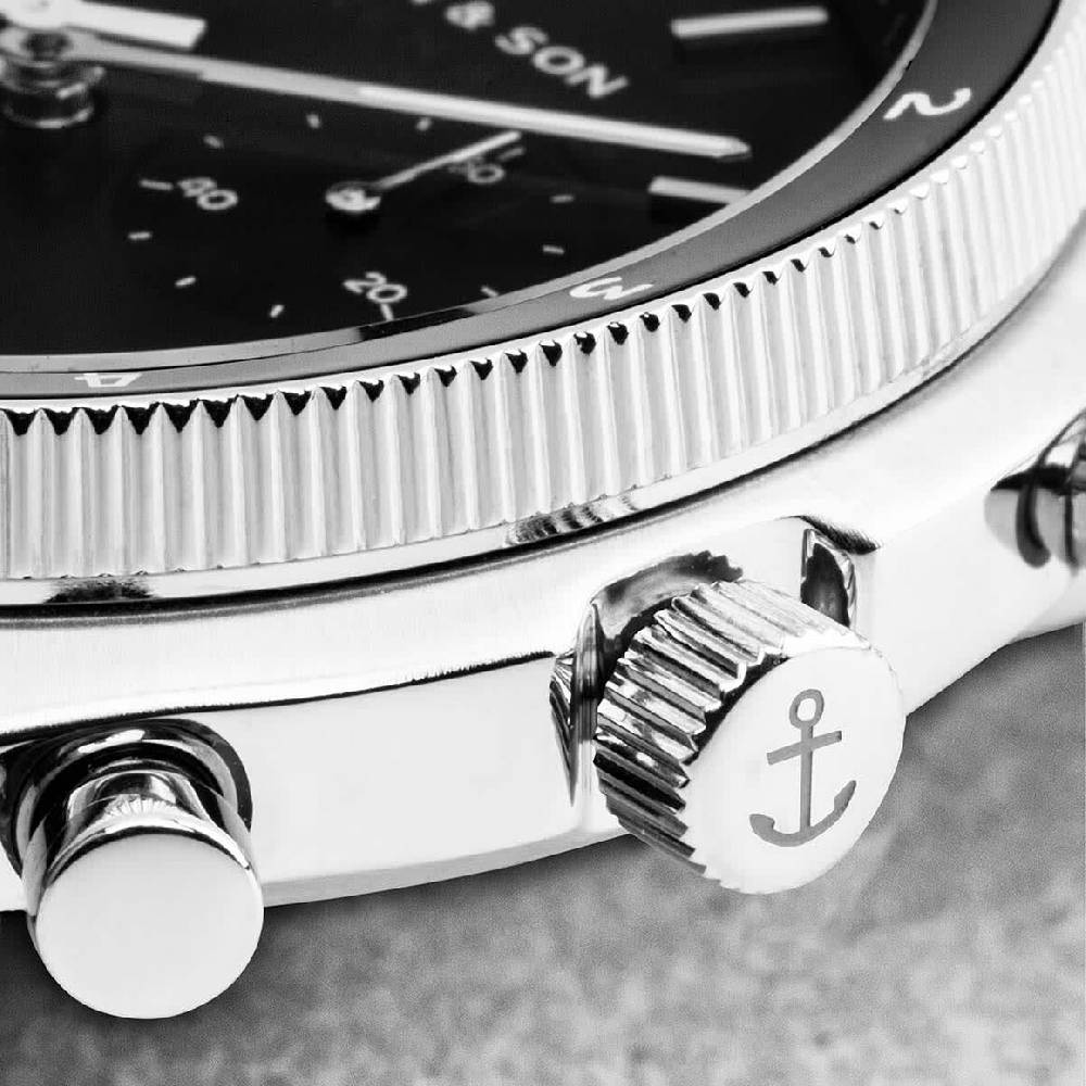 Kpten & Son Rise Silver Black Steel Nur noch ein Tag übrig