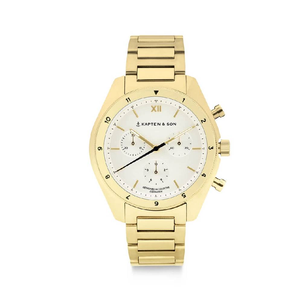 Kpten & Son Rise Small Gold Steel