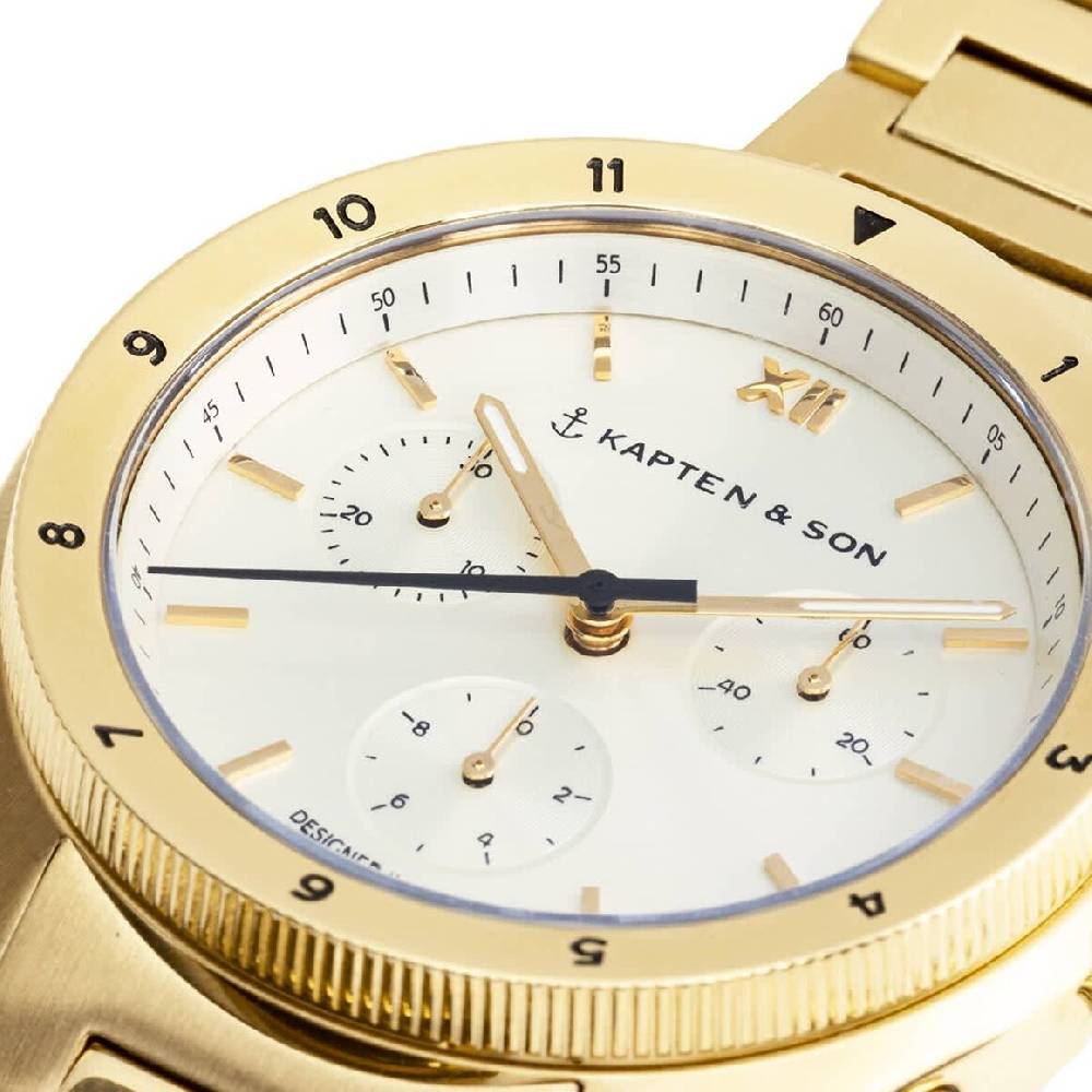 Kpten & Son Rise Small Gold Steel 50% Rabatt mit kostenlosem Versand