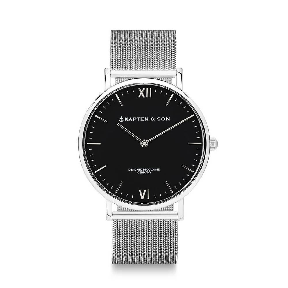 Kpten & Son Campus Silver Black Mesh