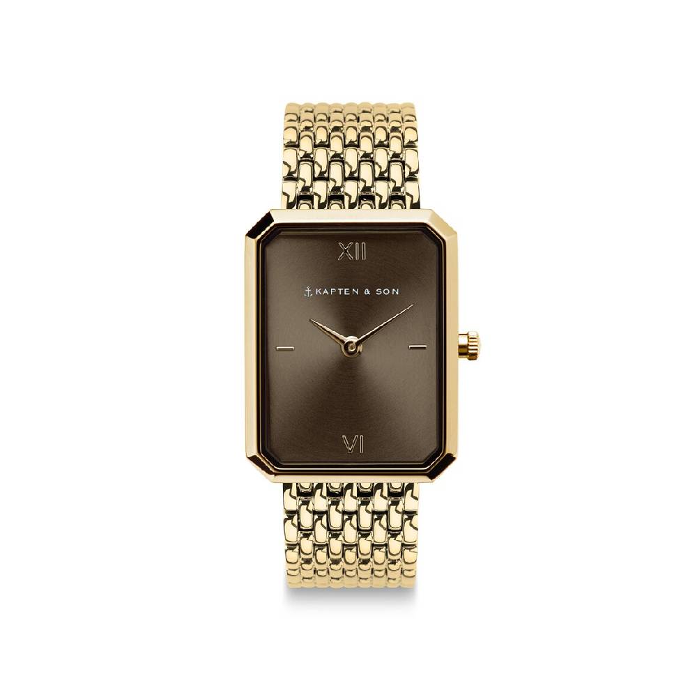 Kpten & Son Grace Gold Brown Woven Steel