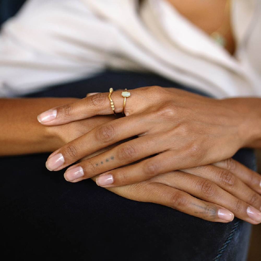 Kpten & Son Ring Harmony Single Stone Gold Zeitbegrenzte Promotion