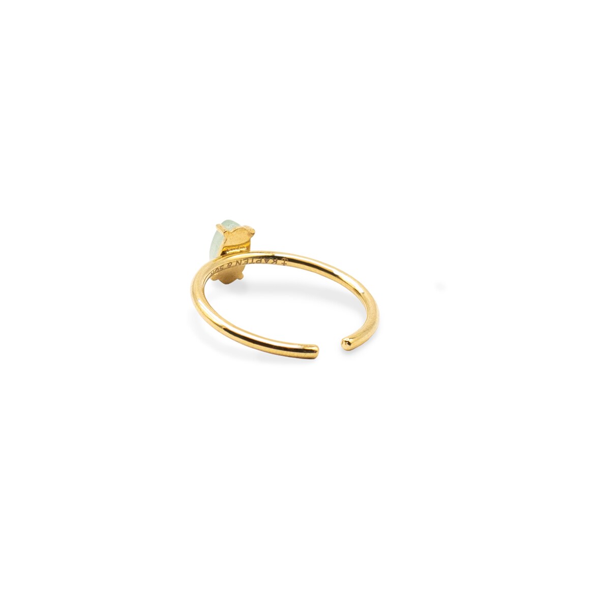 Kpten & Son Ring Harmony Single Stone Gold Zeitbegrenzte Promotion