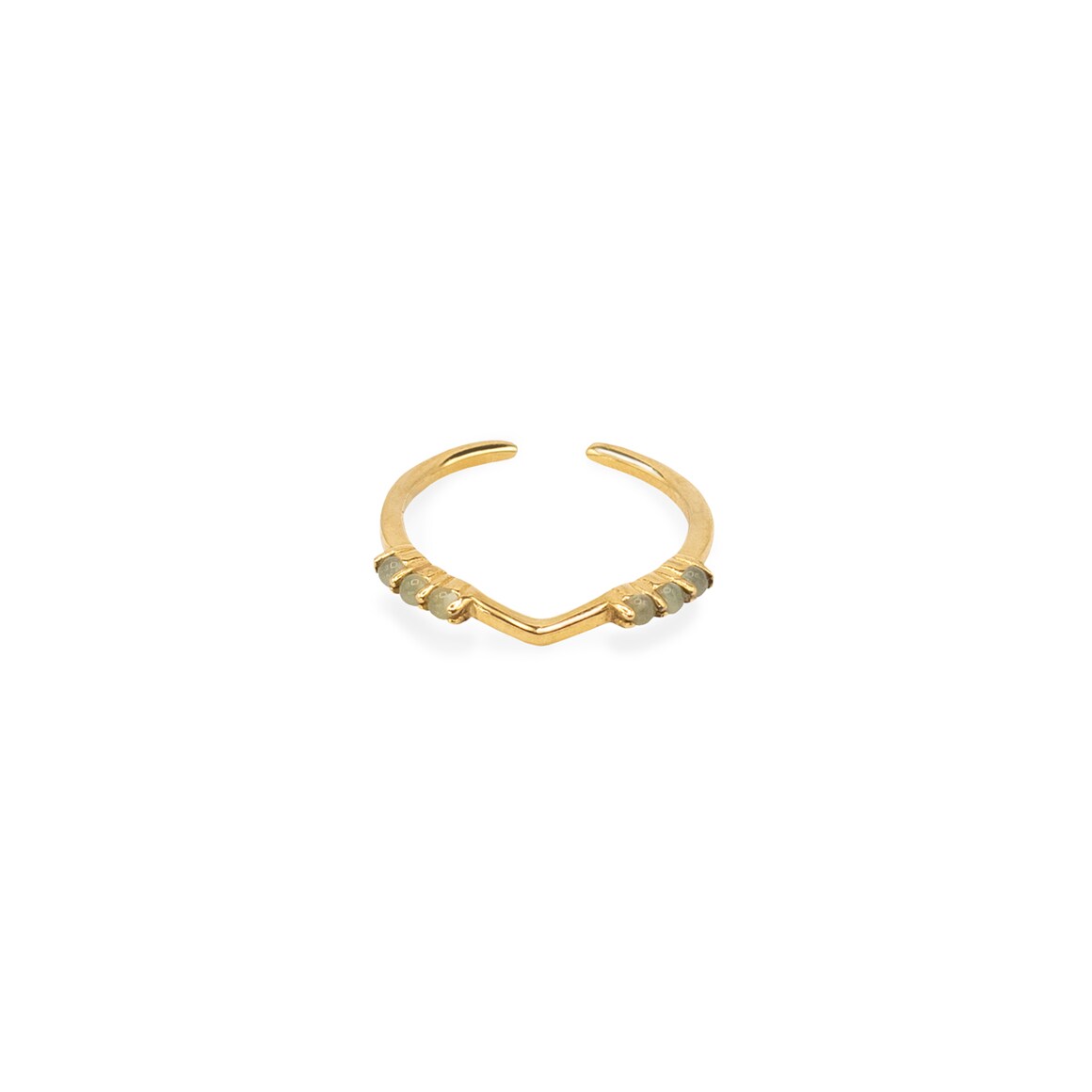 Kpten & Son Ring Harmony Stone Gold Super Rabatt