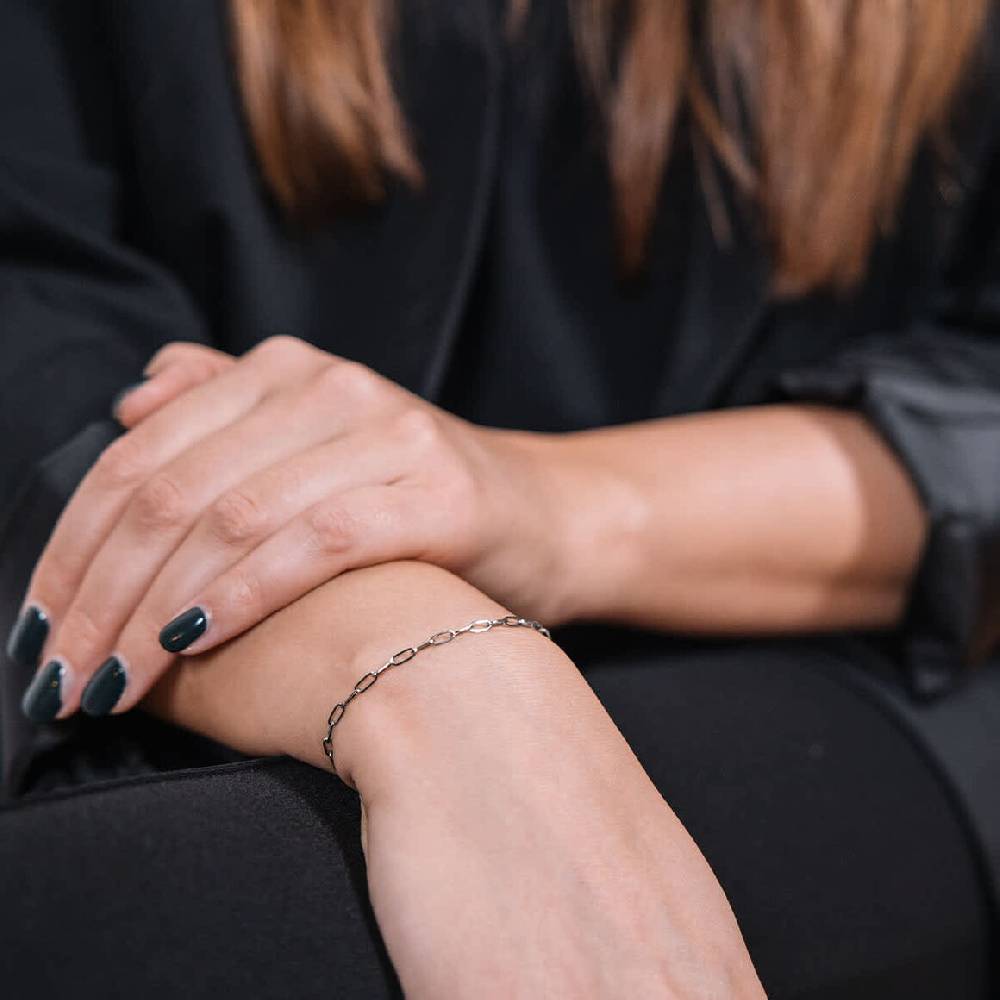 Kpten & Son Bracelet Lock Silver Black Friday Preise