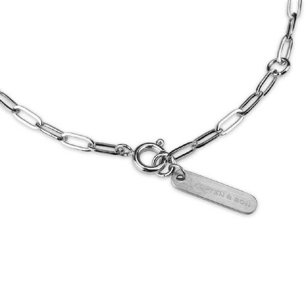 Kpten & Son Bracelet Lock Silver Black Friday Preise
