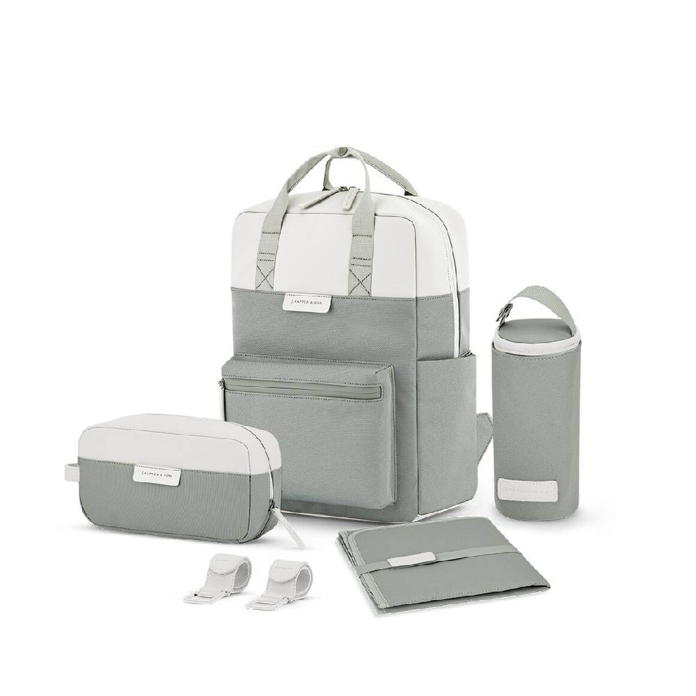 Kpten & Son Bergen Pro Diaper Backpack Muted Sage