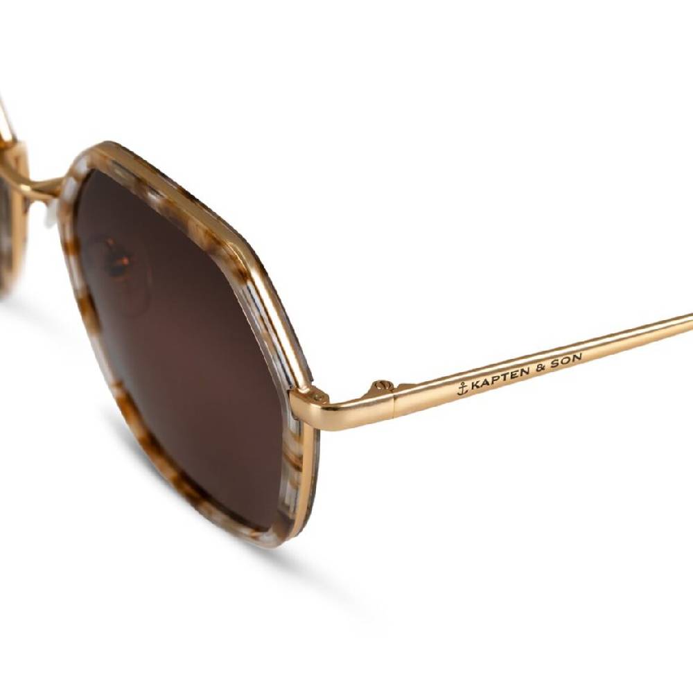 Kpten & Son Amsterdam Edge Toffee Tortoise Brown Nur für heute