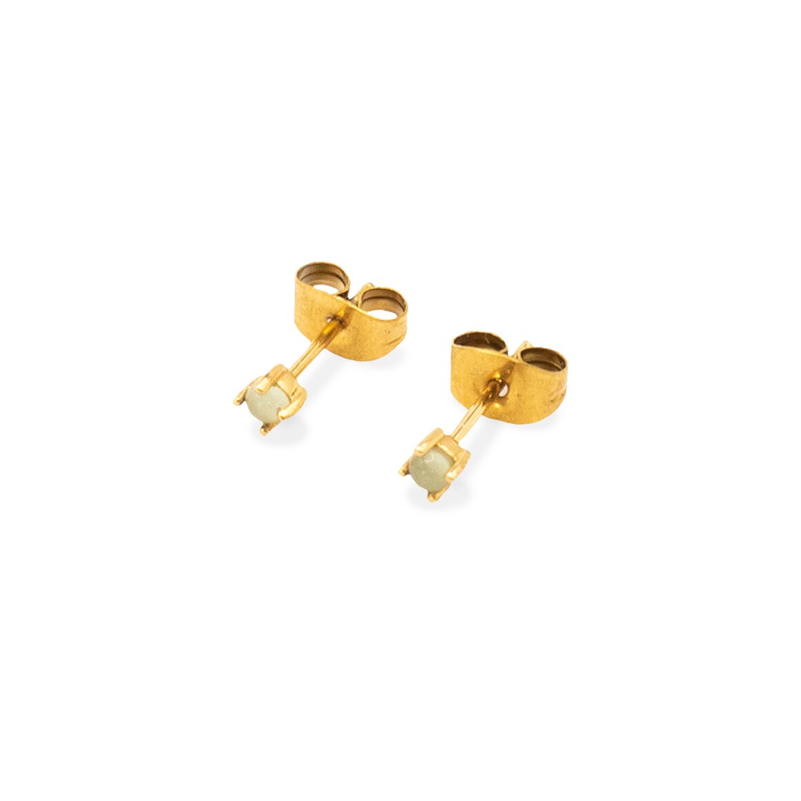 Kpten & Son Earring Stud Harmony Stone Gold Outlet