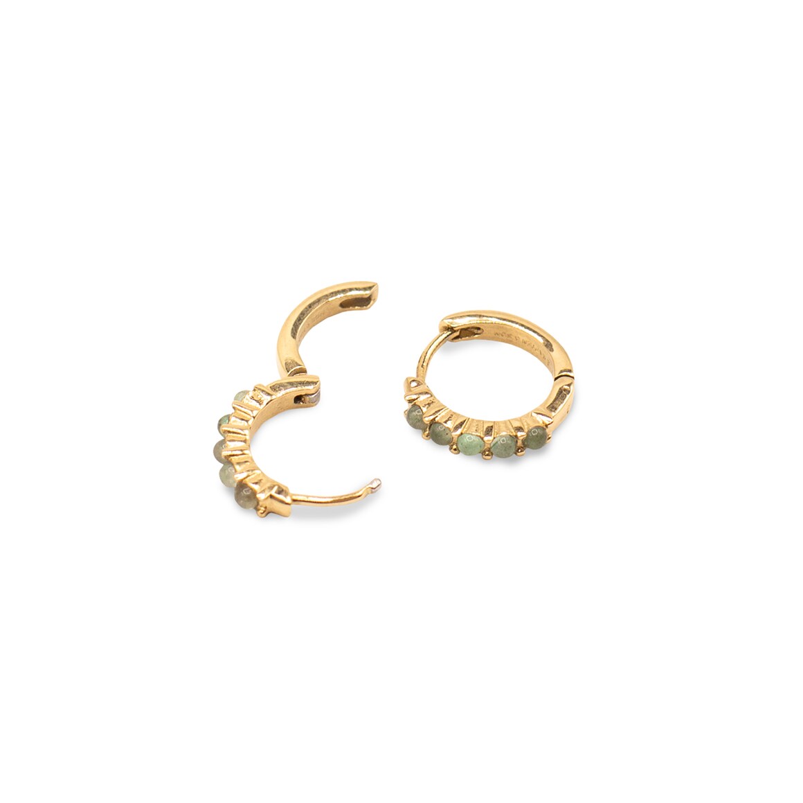 Kpten & Son Earring Hoop Harmony Stone Gold Verkauf
