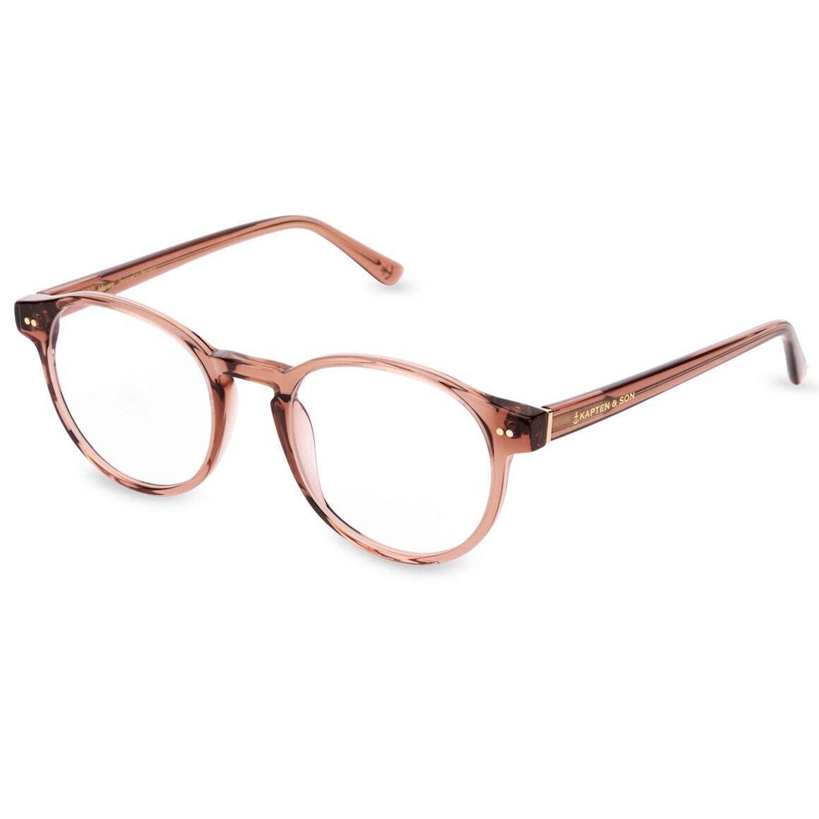 Kpten & Son Marais Transparent Rose mit Sehstärke im Angebot