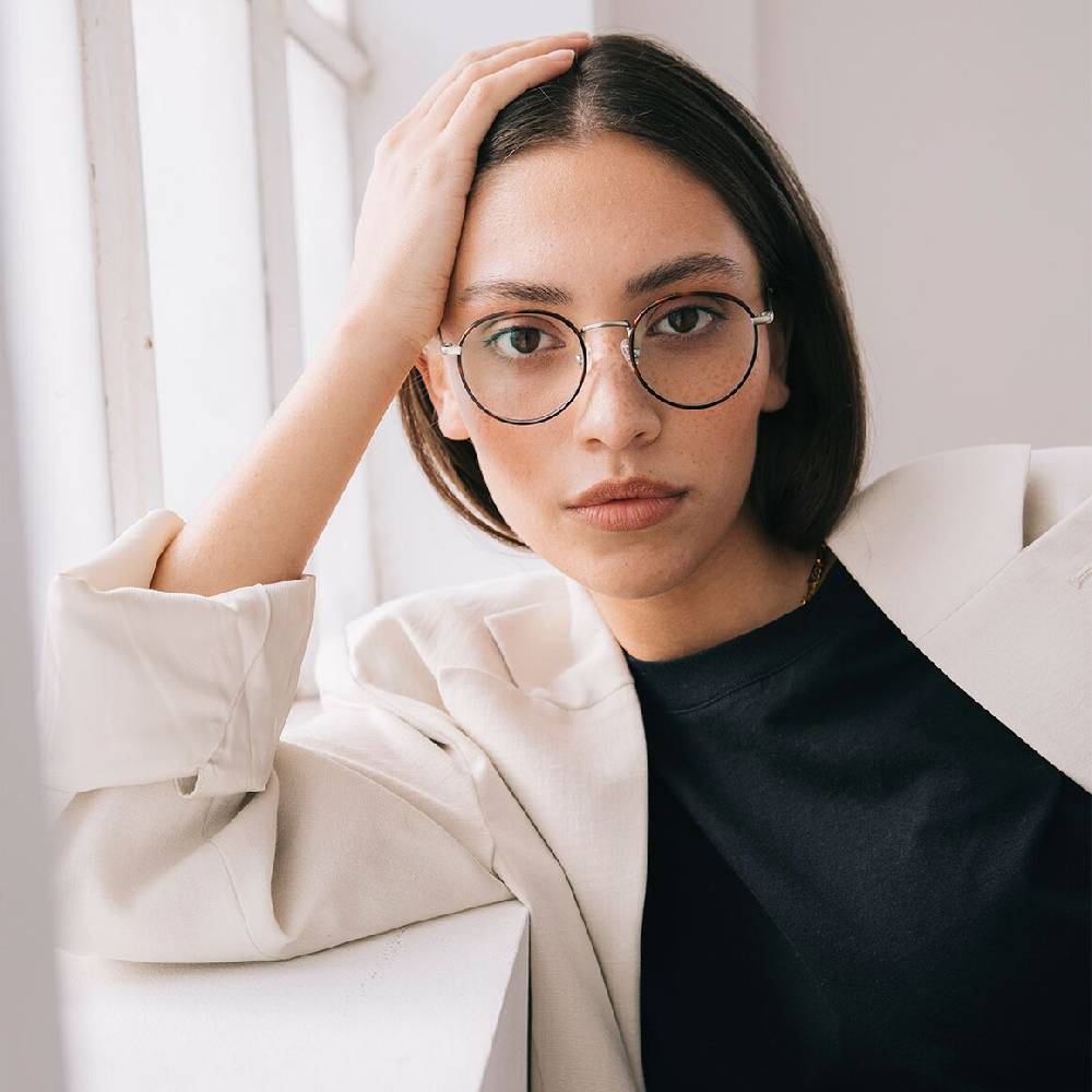 Kpten & Son London Small Silver Tortoise mit Sehstärke Großer Ausverkauf