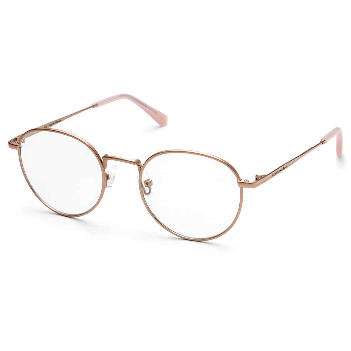 Kpten & Son London Small Matt Rose Gold mit Sehstärke Weihnachtsangebot