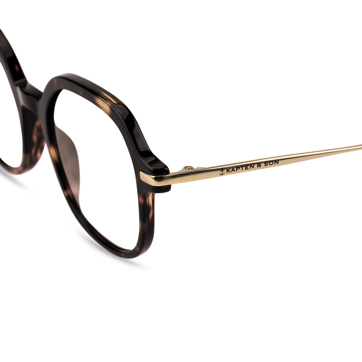 Kpten & Son Tallinn Umber Tortoise mit Sehstärke Neueste Stile