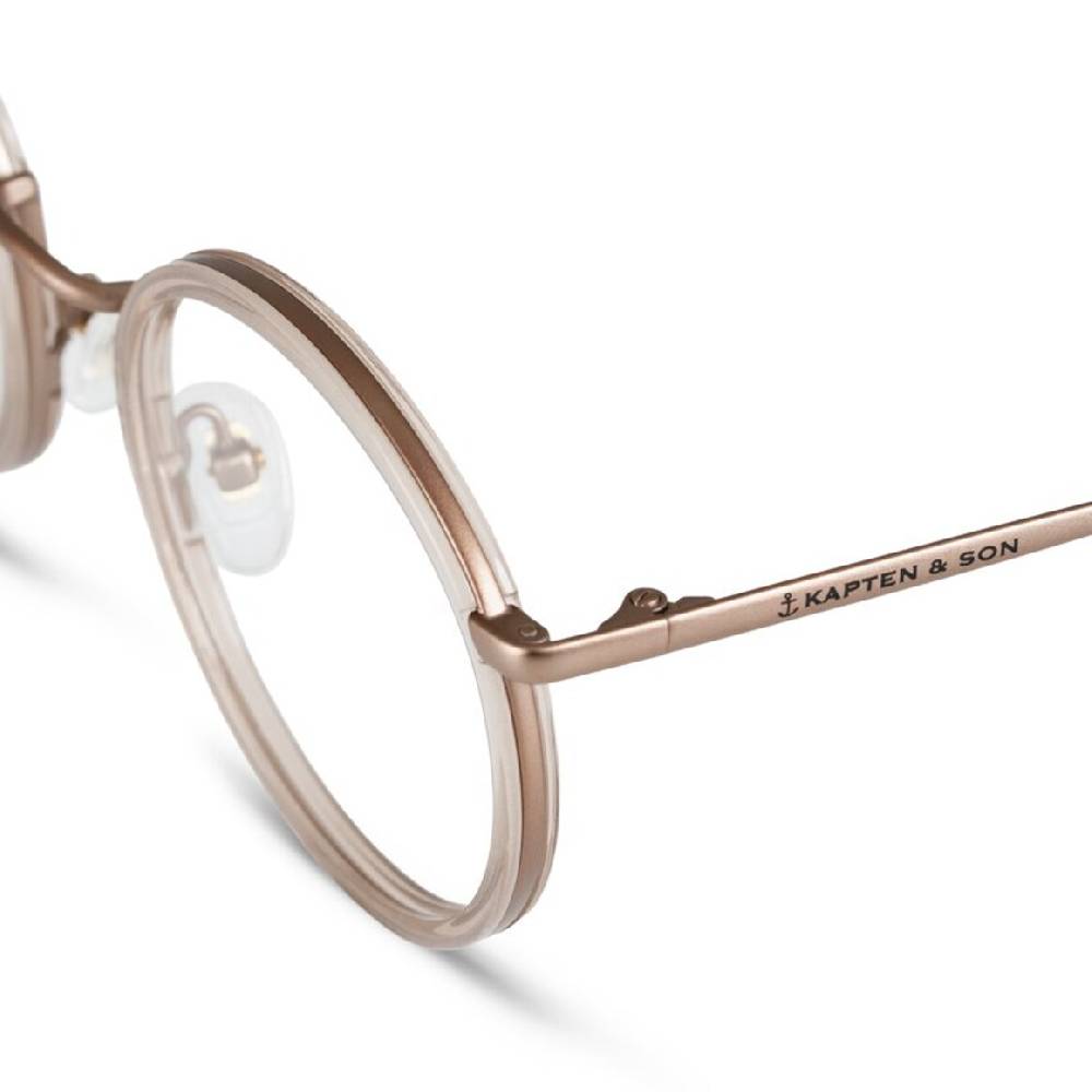 Kpten & Son Amsterdam Transparent Hazel mit Sehstärke Vierteljährliche Förderung