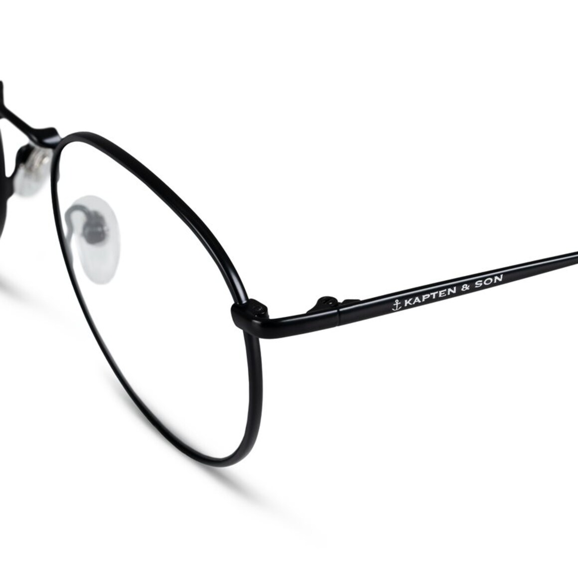 Kpten & Son London Large Matt Black mit Sehstärke Outlet