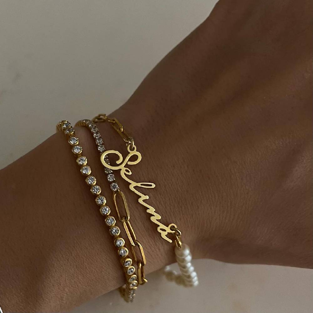 Kardelen Chic ID Armband - 925 SILBER Wochenangebot