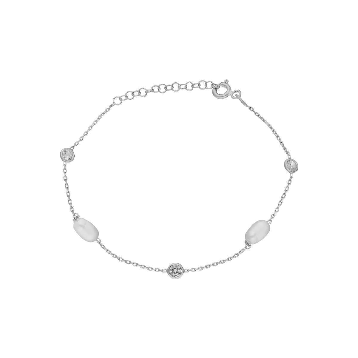 Kardelen Stein Armkette mit Perlen - 925 SILBER Bis zu 60% Rabatt