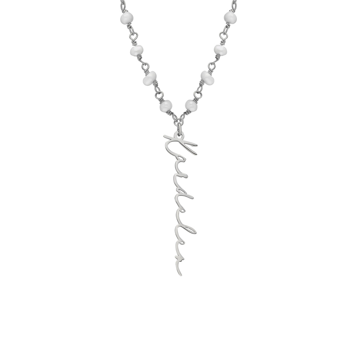 Kardelen Chain Design Pearl Halskette Basic Signature - 925 SILBER Discount Store für neue Produkte