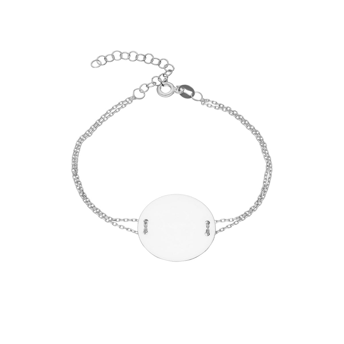 Kardelen Plättchen Gravurarmband - 925 SILBER 2025