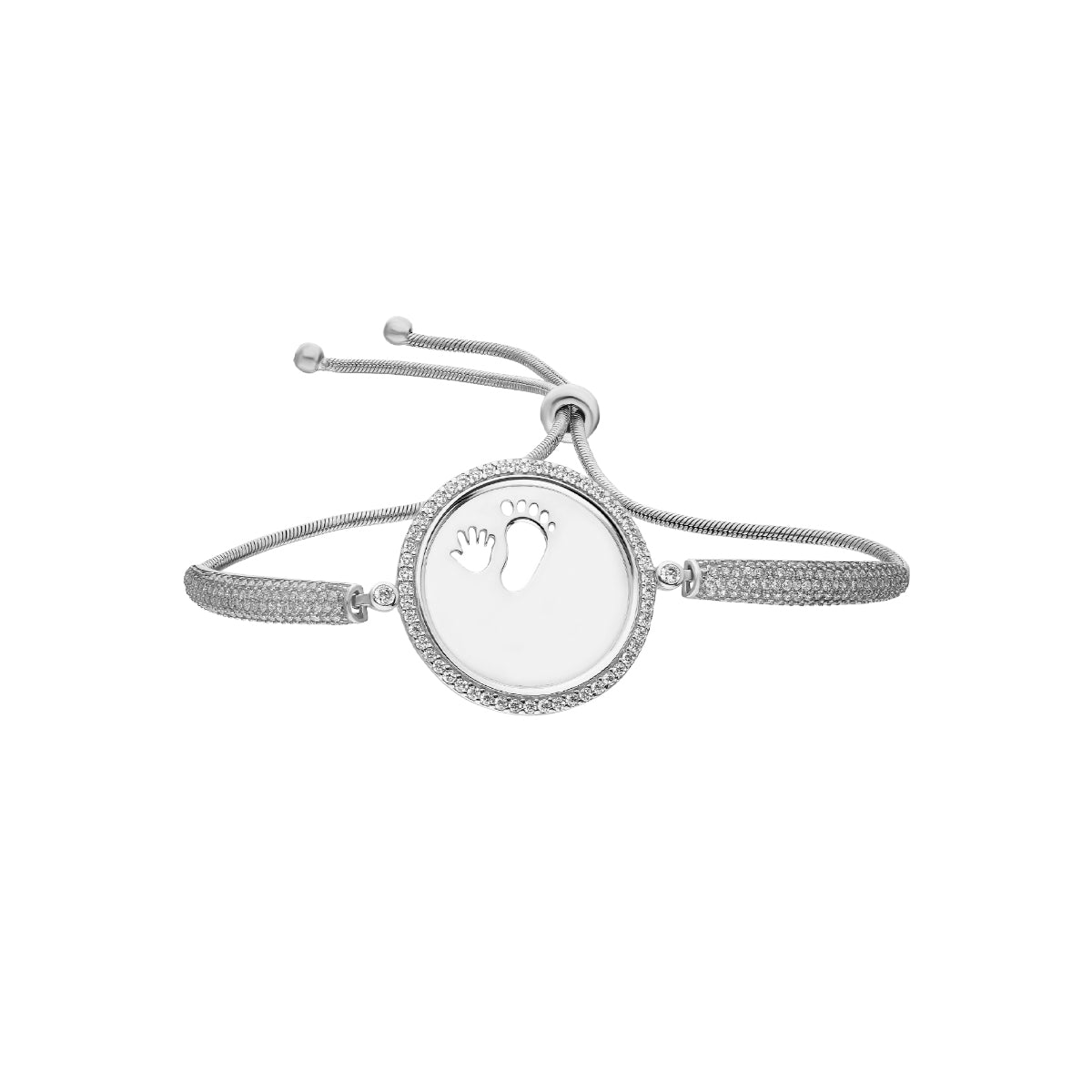 Kardelen Zirkonia Gravurarmband Baby Hand&Fuß - 925 SILBER Hotsell