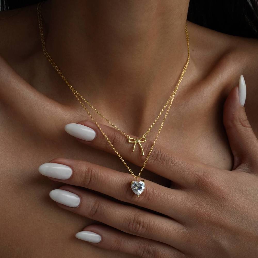 Kardelen FELICITY LOVE NECKLACE - 925 SILBER Fabrik Onlineshop