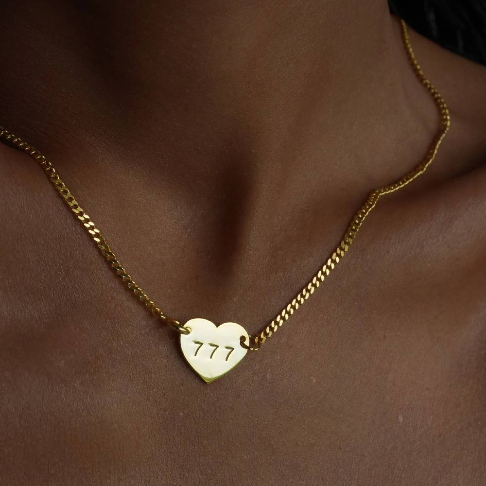 Kardelen CUBAN HEART NECKLACE - 925 SILBER Fabrikpreis