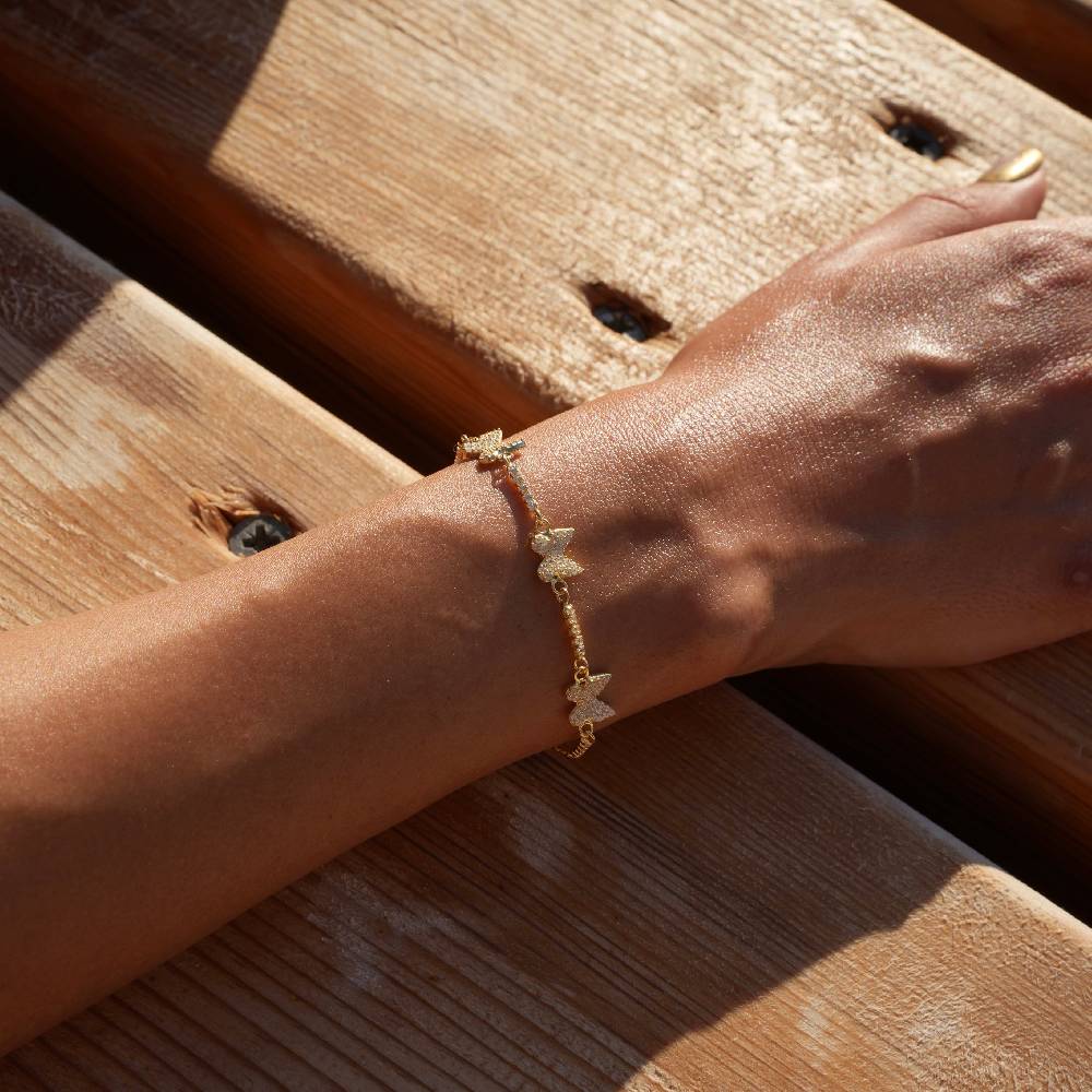 Kardelen BUTTERFLY SERENITY BRACELET - 925 SILBER Flash Sale