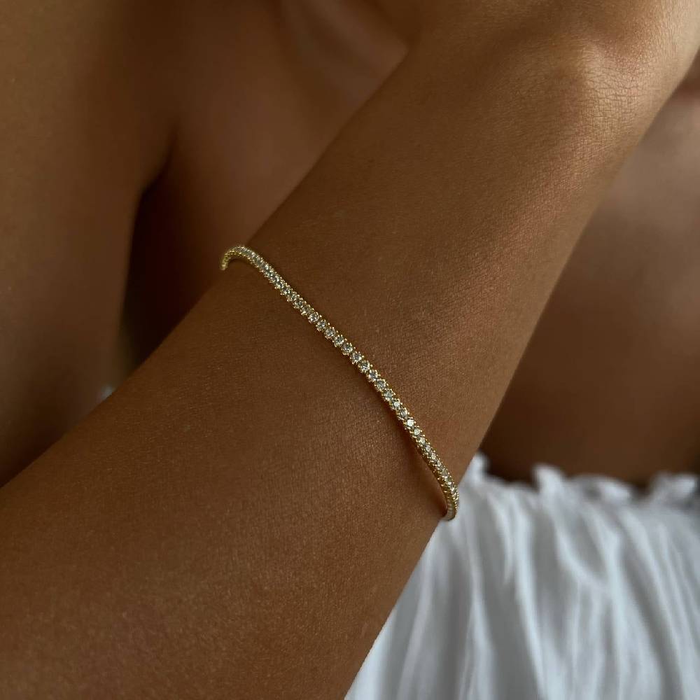 Kardelen Iced-Out Armband - 925 SILBER Jubiläumsangebot