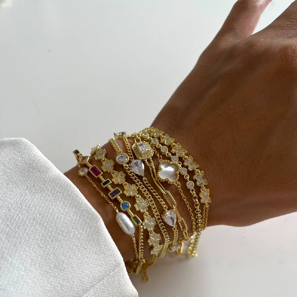 Kardelen Solitaire Armkette - 925 SILBER Online Outlet