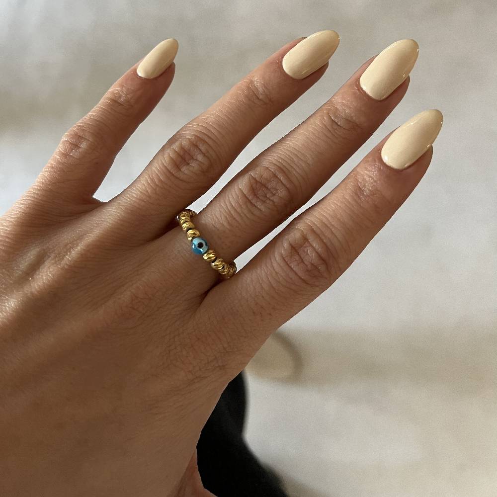 Kardelen Dorica Nazar Ring - 925 SILBER Nur für heute