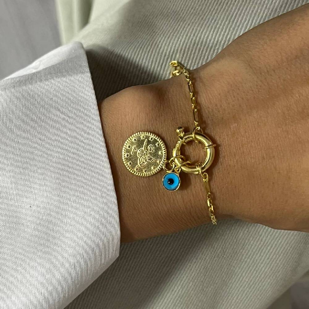 Kardelen Ceyrek Nazar Armband - 925 SILBER Bis zu 55% Rabatt