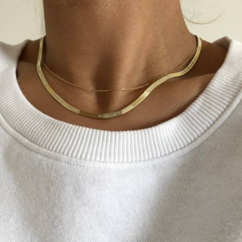 Kardelen 925 SILBER SNAKE CHAIN HALSKETTE Blitzangebot