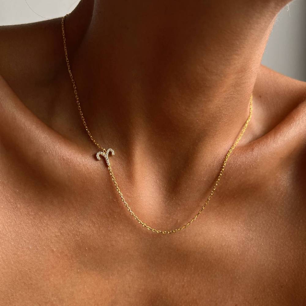 Kardelen STERNZEICHEN NECKLACE - 925 SILBER Letzte 2 Tage