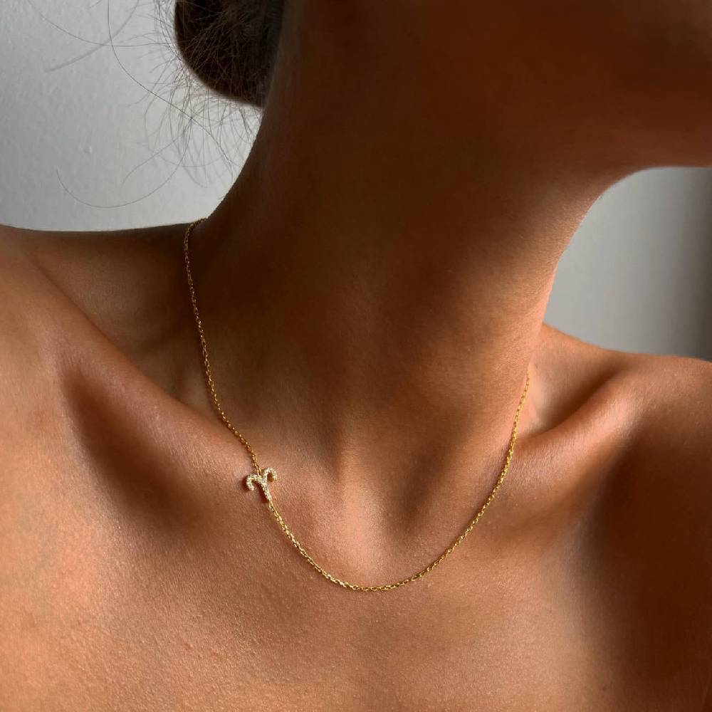 Kardelen STERNZEICHEN NECKLACE - 925 SILBER Letzte 2 Tage