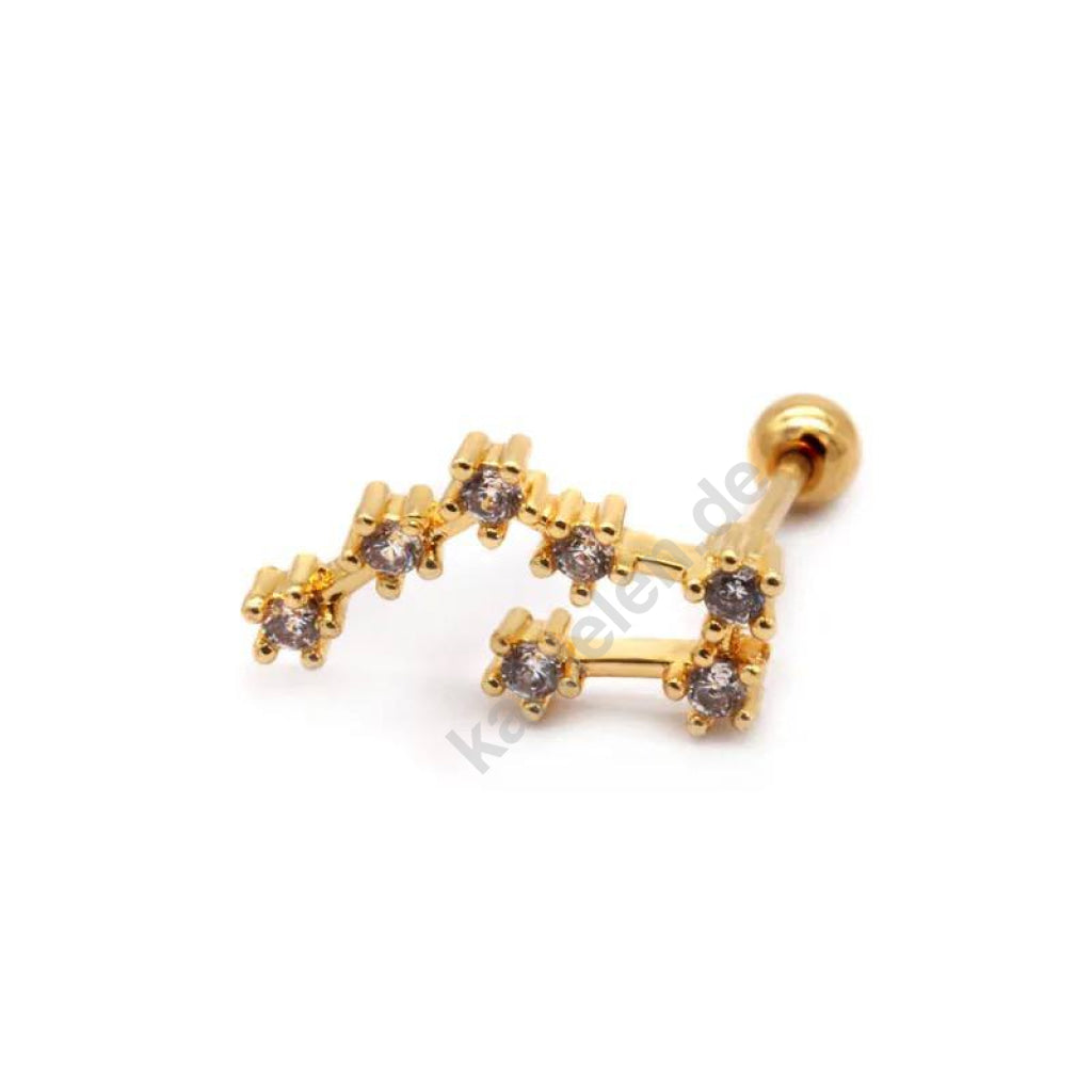 Kardelen STERNZEICHEN ZIRKONIA PIERCING - 925 SILBER Bis zu 50% Rabatt