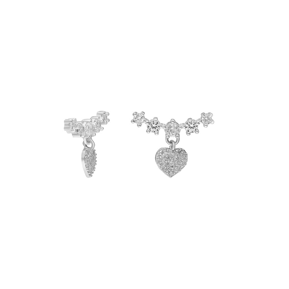Kardelen ESTEE MIT HERZ OHRRING - 925 SILBER Cyber Monday