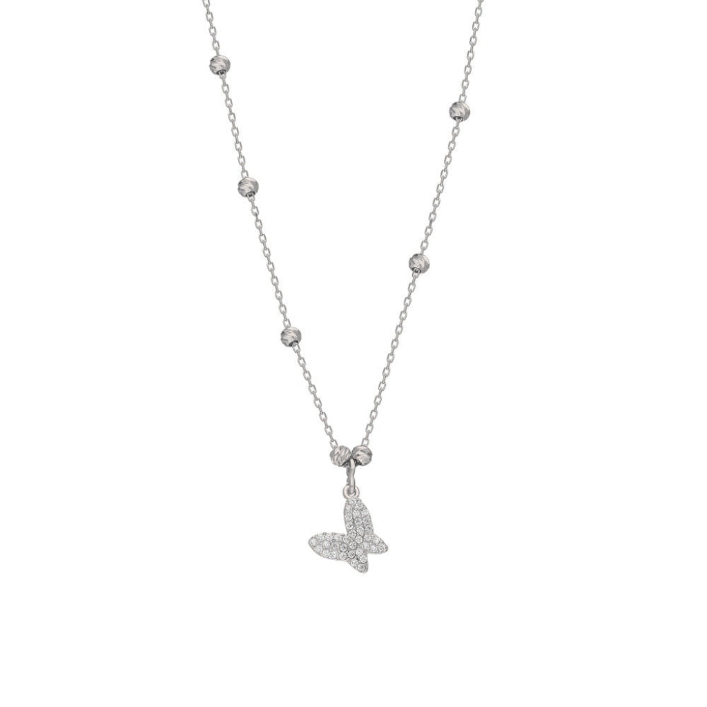 Kardelen BUTTERFLY BALL HALSKETTE - 925 SILBER Blitzangebot