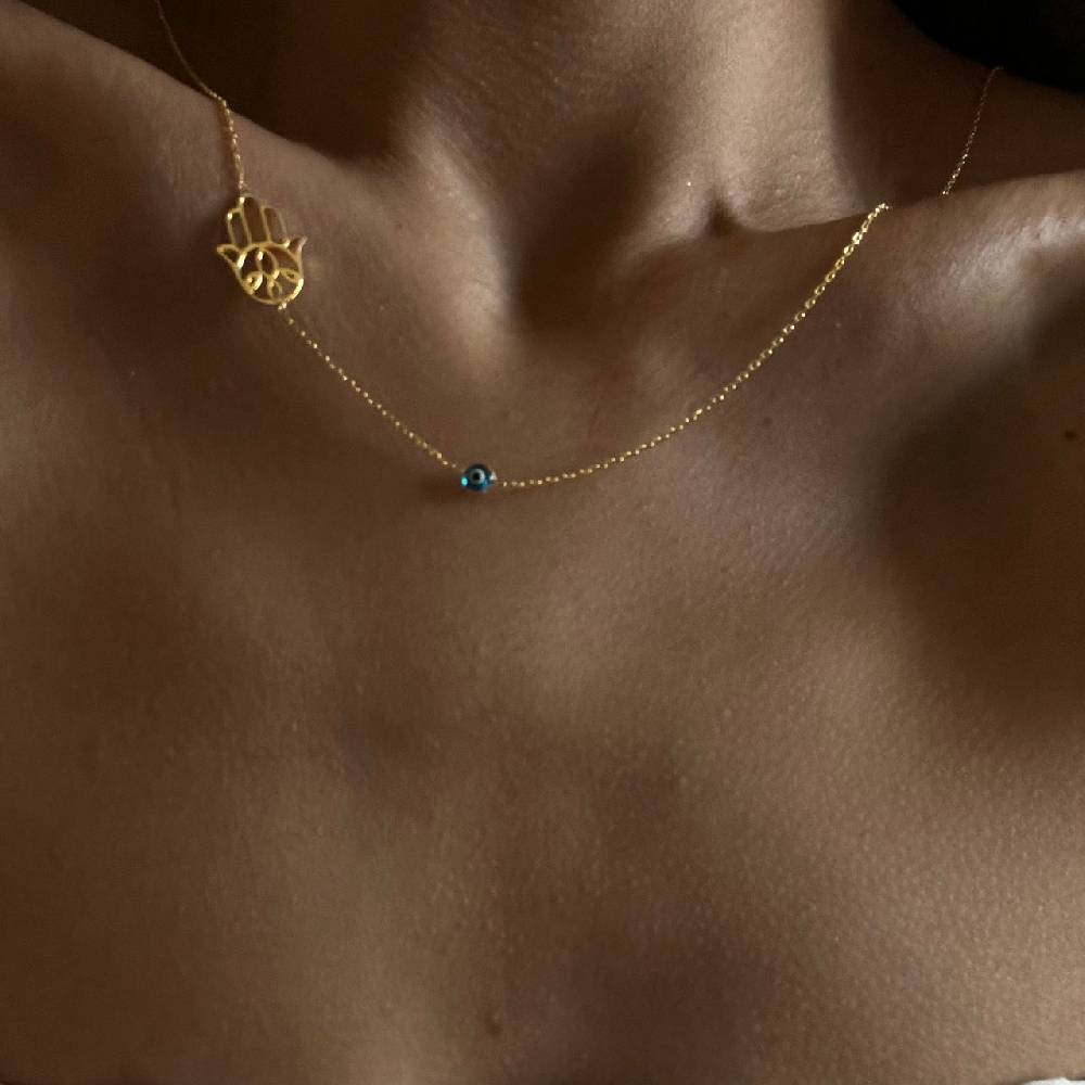 Kardelen FATIMAS HAND KETTE MIT NAZAR - 925 SILBER Bis zu 60% Rabatt