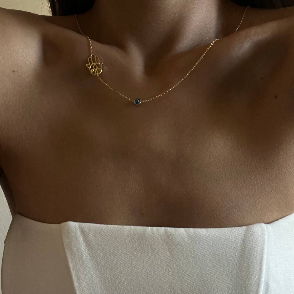 Kardelen FATIMAS HAND KETTE MIT NAZAR - 925 SILBER Bis zu 60% Rabatt