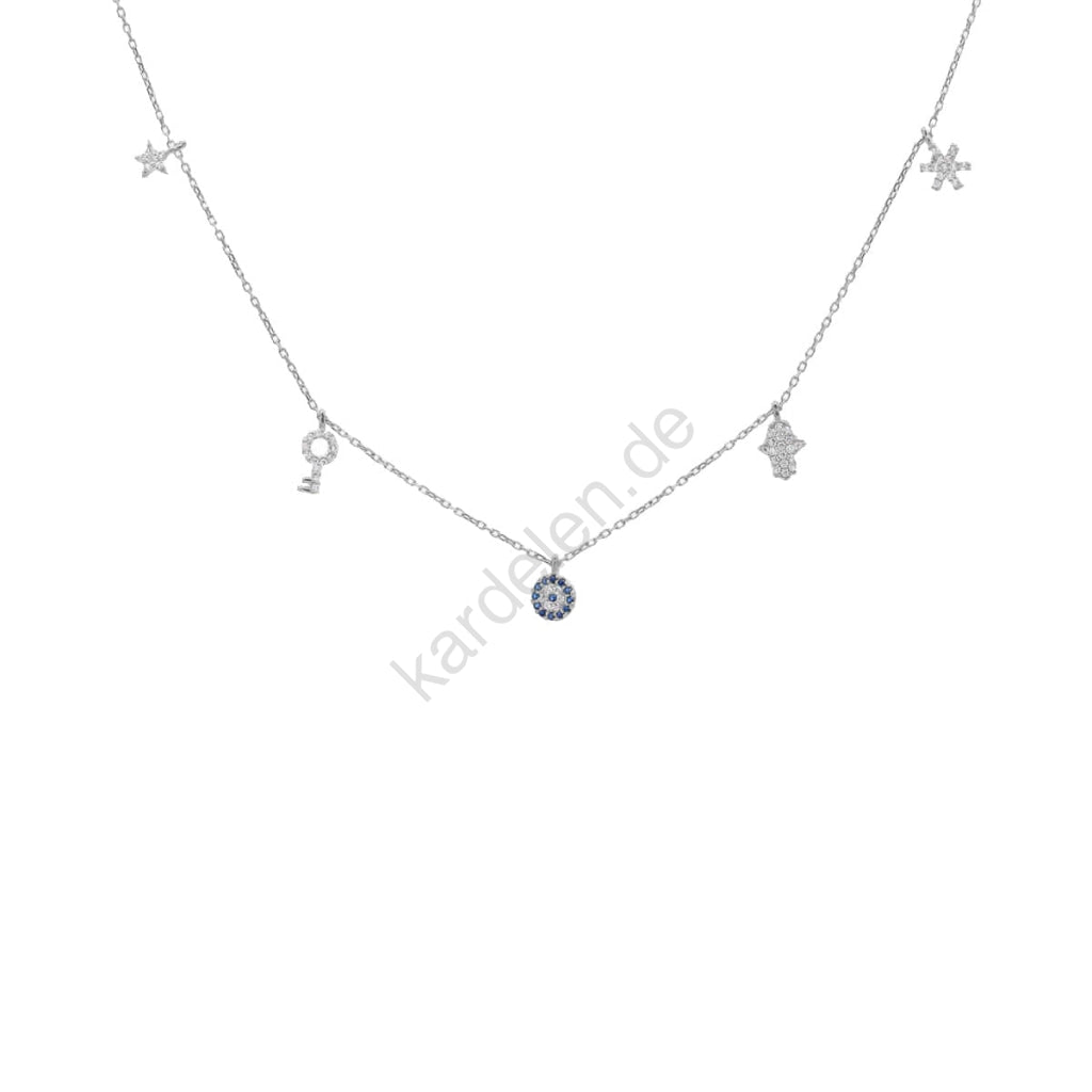 Kardelen Charm Halskette - 925 SILBER Exklusivangebot