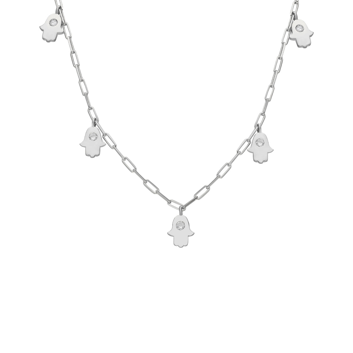 Kardelen Fatimas Hand Chocker Kette - 925 SILBER Bis zu 65% Rabatt