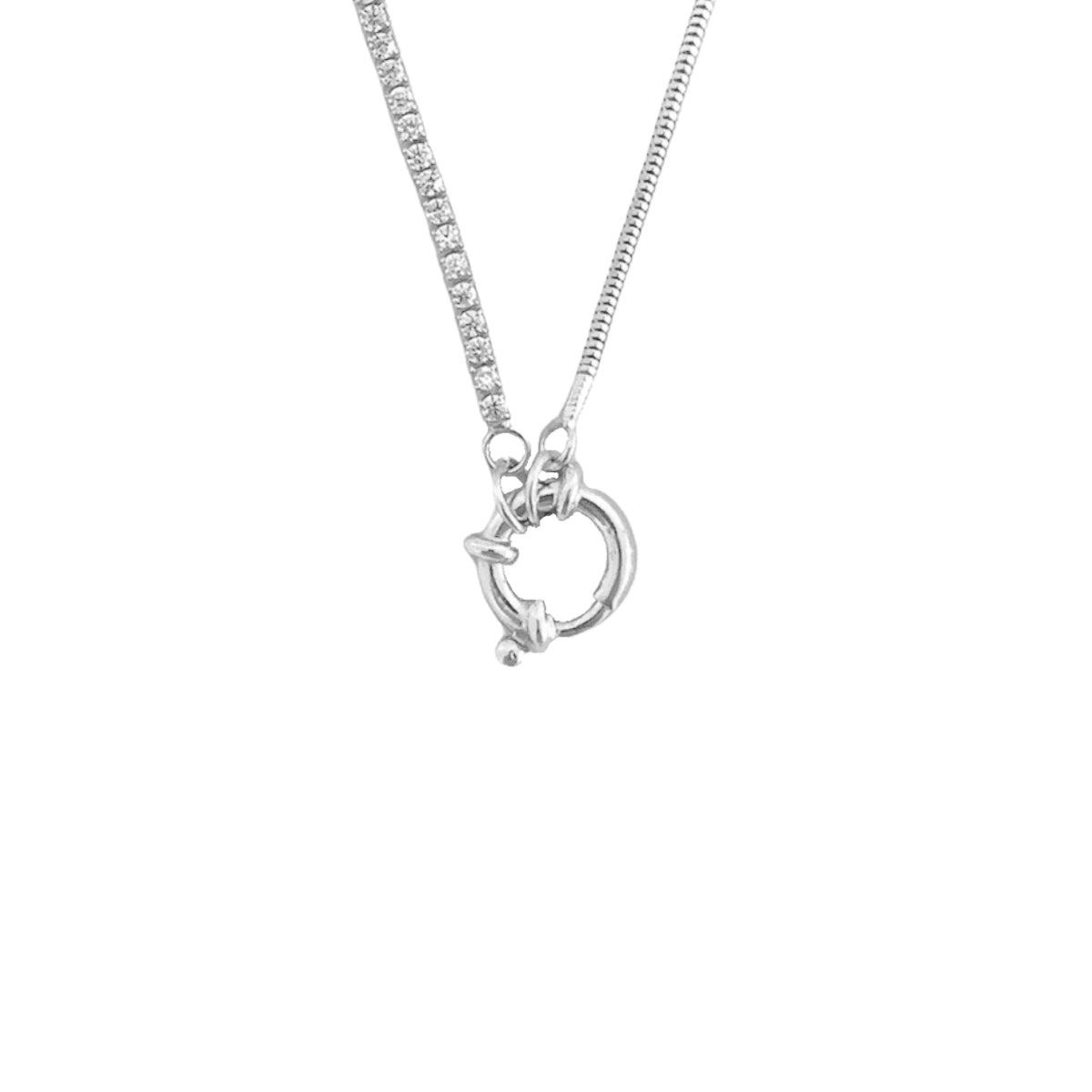 Kardelen Chain Design Italia Iced Halskette Basic - 925 SILBER Vierteljährliche Förderung