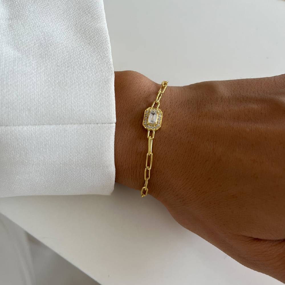Kardelen Baguette Armkette - 925 SILBER Outlet
