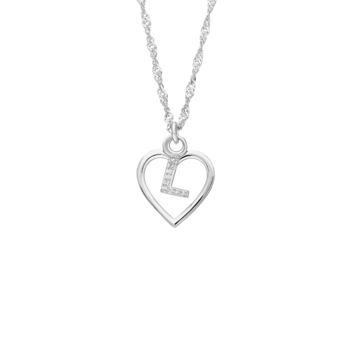 Kardelen Herz Zirkonia Buchstaben Kette - 925 SILBER Angebote