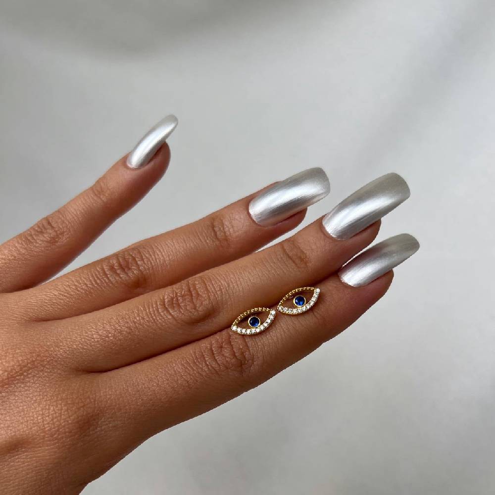 Kardelen Blue Eye stecker Ohrring - 925 SILBER Exklusivangebot