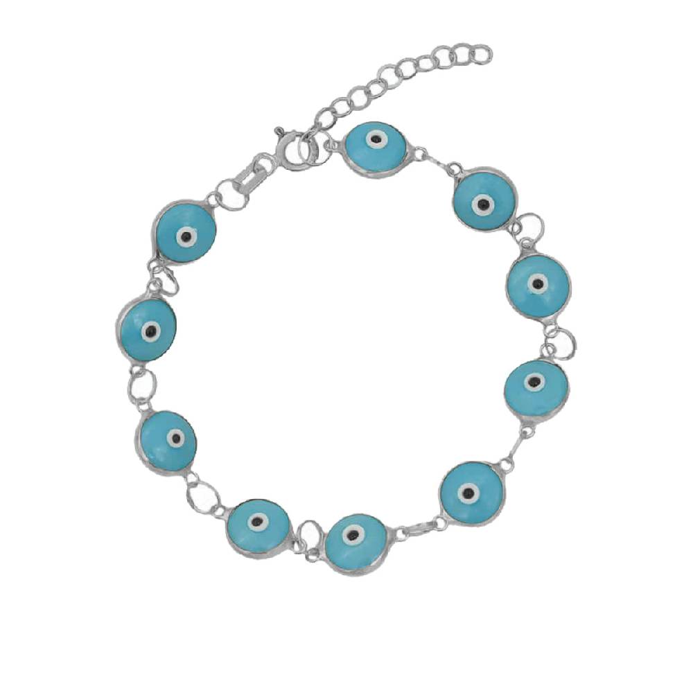 Kardelen Grande Nazar Armkette - 925 SILBER Osterangebot