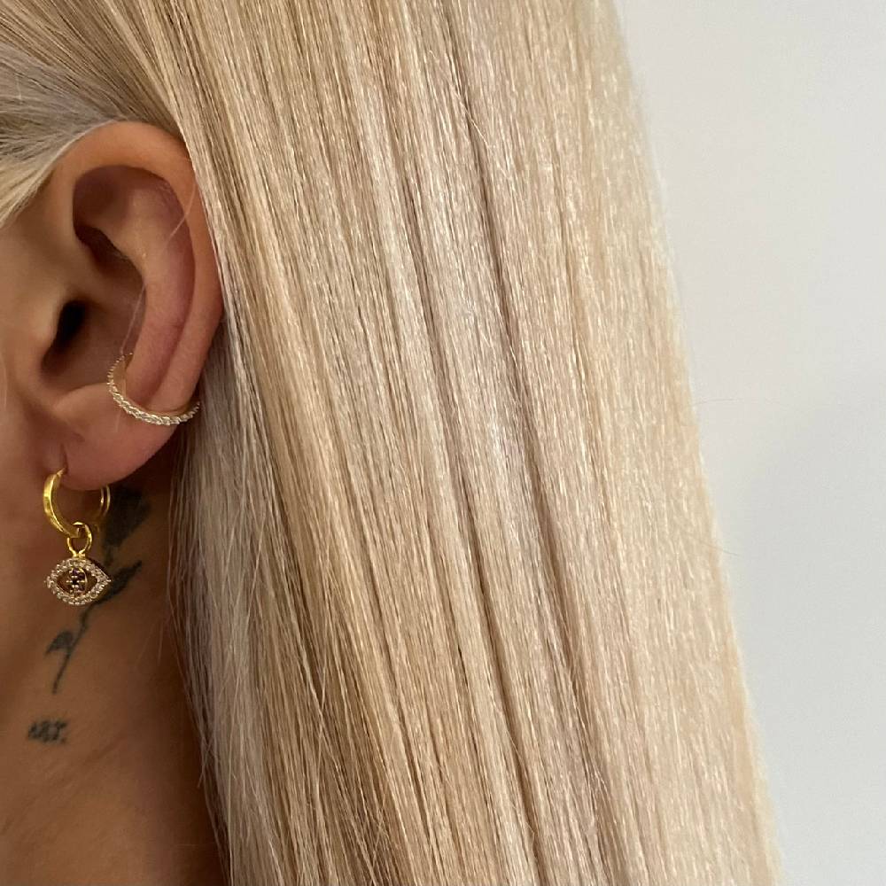 Kardelen Amunet Nazar Ohrring - 925 SILBER Tägliche Deals